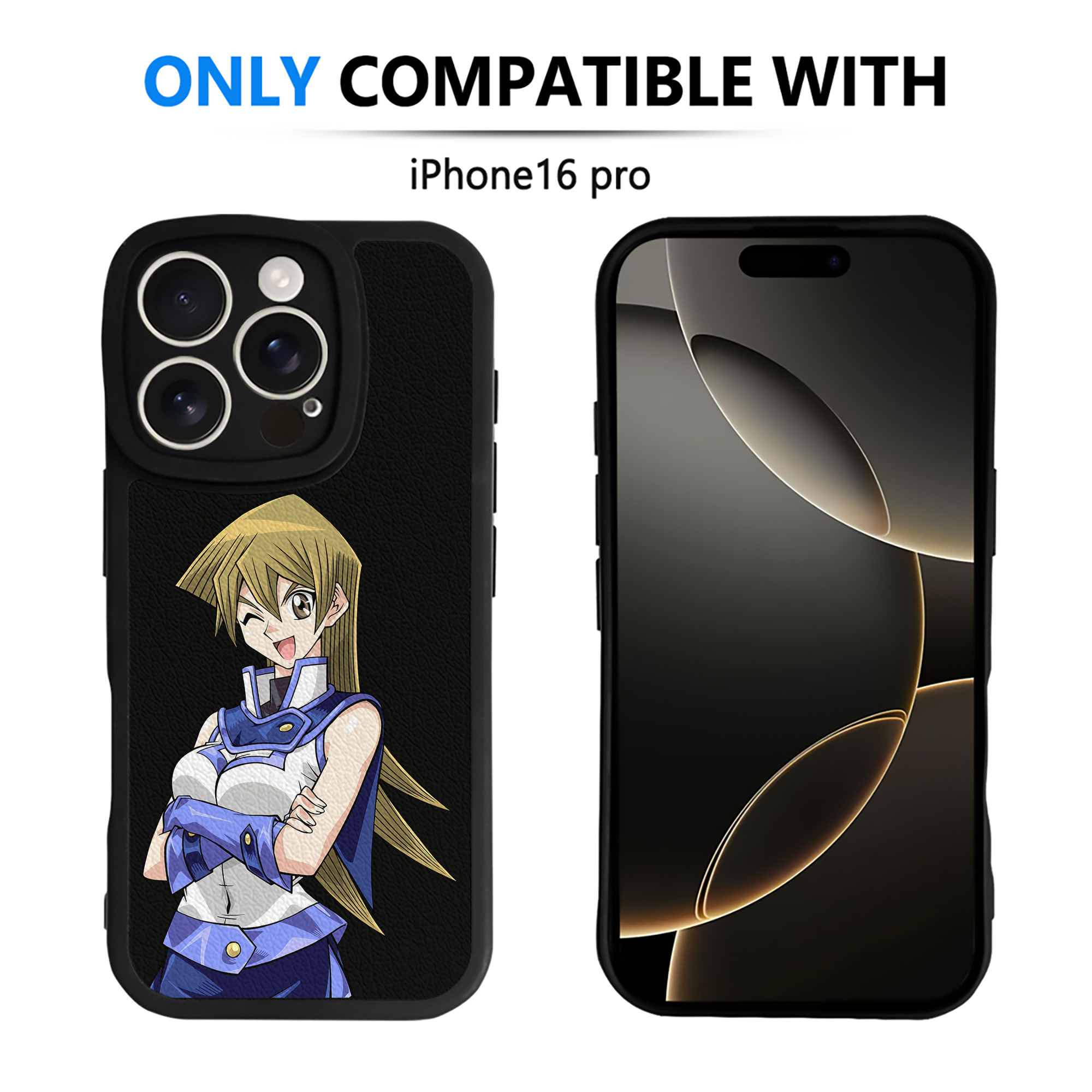 遊☆戯☆王 Yu-Gi-Oh! 【iPhone 16シリーズ対応】シリコンスマホケース（レザー調） 材質：シリコン